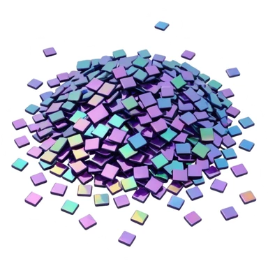 glitter lumen sticker