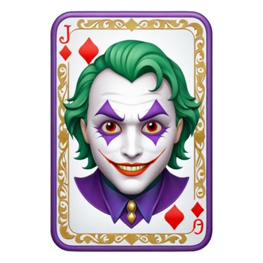 joker's card sticker