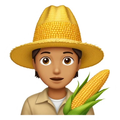 someone taking a corn shit sticker