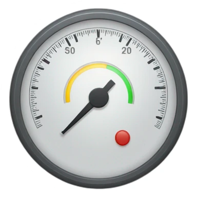 A circular gauge for electricity sticker