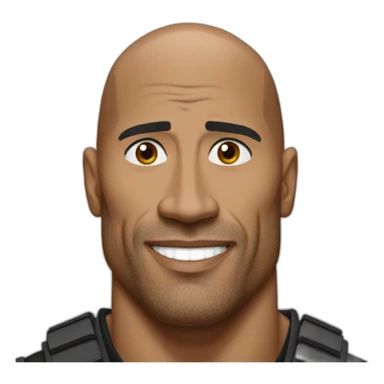 the rock jonson sticker
