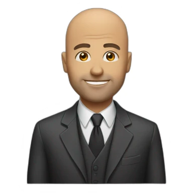 Best bald boss ever sticker