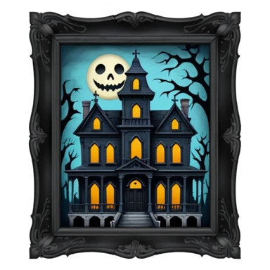 haunted mansion sticker