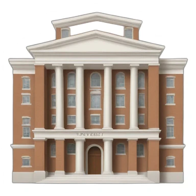 University institution present sticker