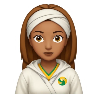 Mulher com roupa de capoeira sticker