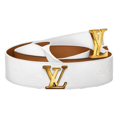 white-luis-vuitton-belt sticker