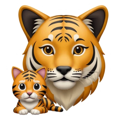 Chien mélanger à un chat malien  sticker