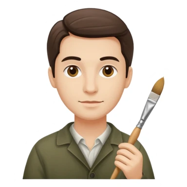 Austrian painter sticker