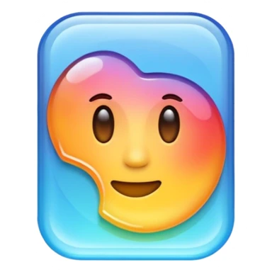 a piece of plastic material. without face sticker