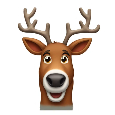 rudolph the red nose reindeer  sticker