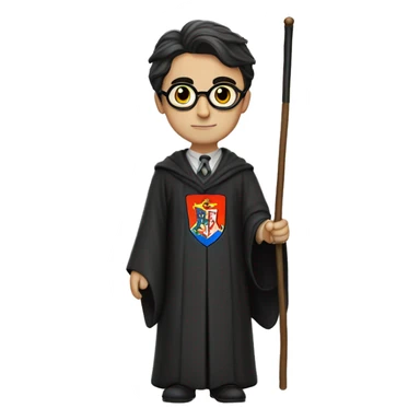 harry potter with a serbian flag sticker