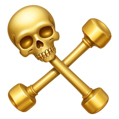 Golden bones sticker