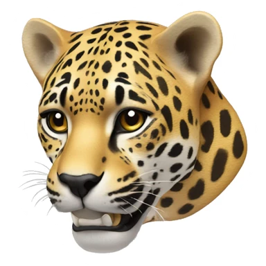 jaguar and artist palette sticker