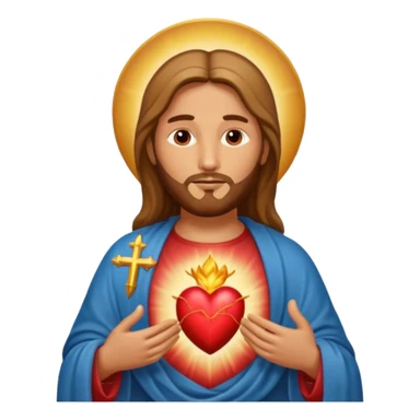 Christian Sacred Heart sticker