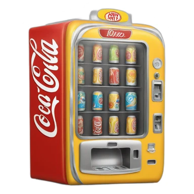 1950’s soda vending machine sticker