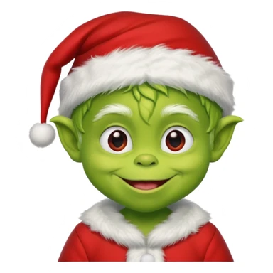 Grinch baby boy sticker