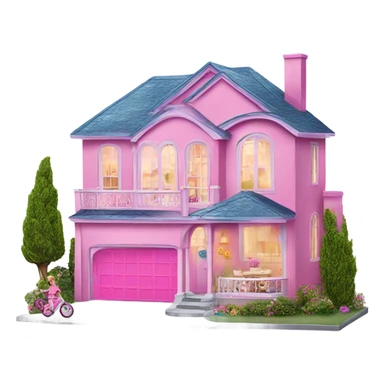 Barbie dream house sticker