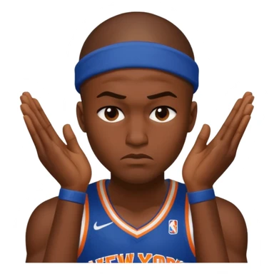  new york knicks facepalming sticker