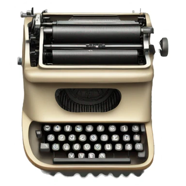 Remington #5 portable typewriter sticker