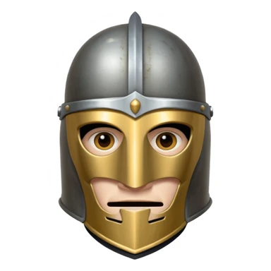 Monty pyton knight with full face covered helmet sticker