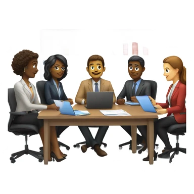 business meeting sticker