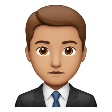 director businessconfidently wears smart business attire sticker