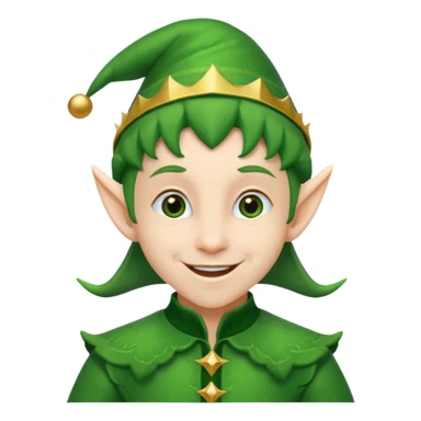 Christmas elf sticker