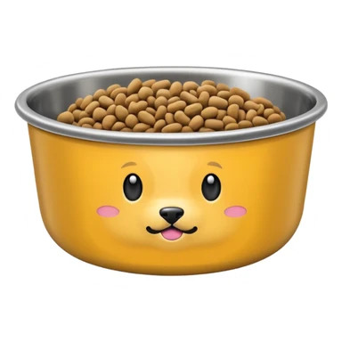 food bowl for pet sticker