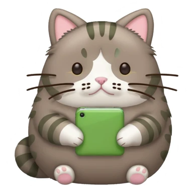 green pusheen sticker
