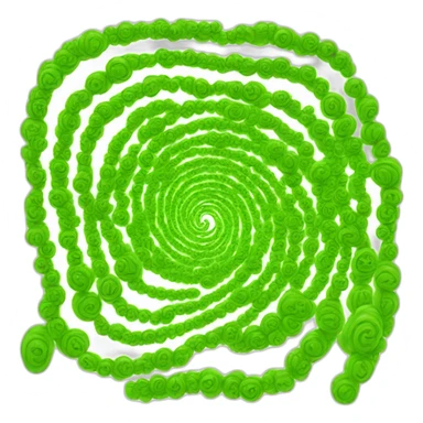 algae spiral sticker
