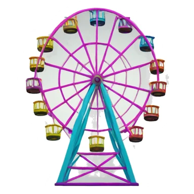 Ferris wheel sticker