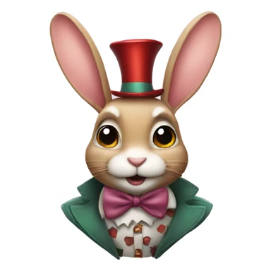 A rabbit of Wonderland sticker