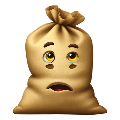 Potato sack saying THE GOODS  sticker