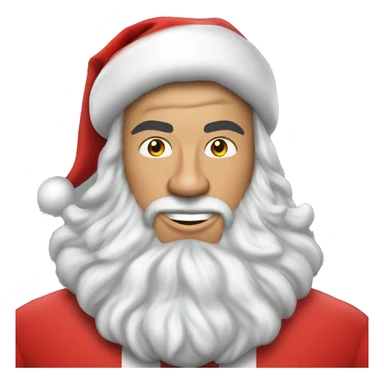 Cristiano Ronaldo as santa claus sticker