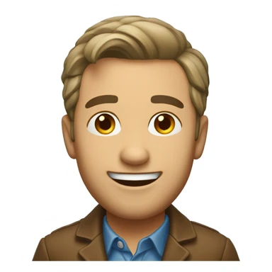 un homme très heureux  sticker