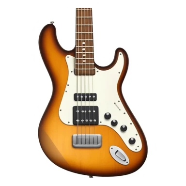 White bass guitar tortoise pick guard  sticker