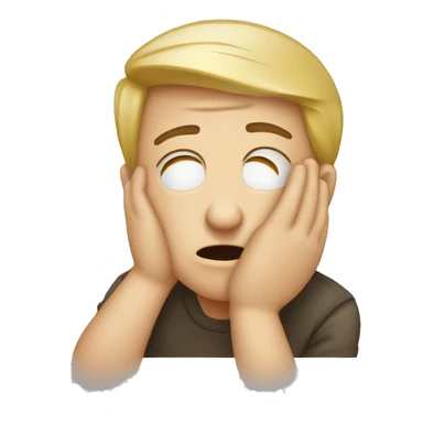 Person who is facepalming sticker