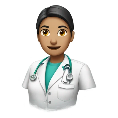 Enfermera morena sticker