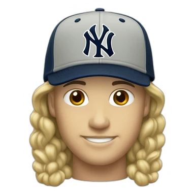 New York Yankees cap sticker