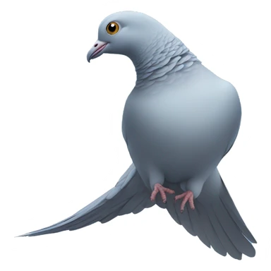 pigeon in the blue sky sticker