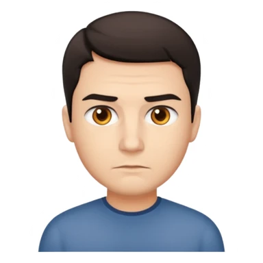 serious man  sticker