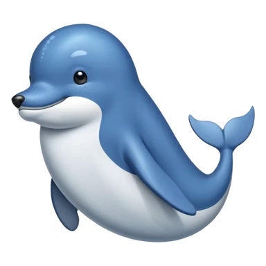 Un perro con cuerpo de ballena sticker