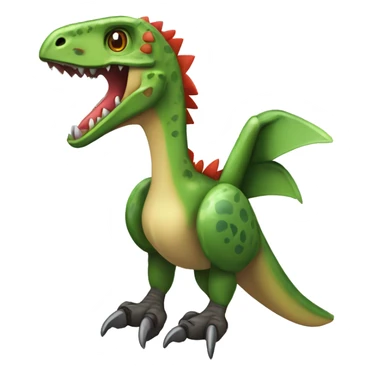 Feathered dinosaur bird velociraptor Flygon Nargacuga fakémon sticker