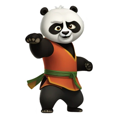Kung fu panda sticker