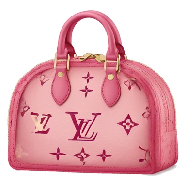 cartera rosada de louis vuitton  sticker