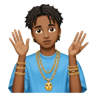 YVL hand playboi carti sticker