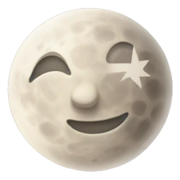 Moon astrology symbol  sticker