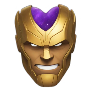 thanos heart sticker