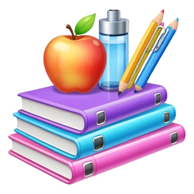 school supplies aesthetic y2k/ cottage core sticker