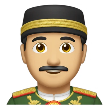 Tajik with Tajik cap written Kulyab  sticker